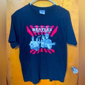 Black BEATLES tee shirt size M